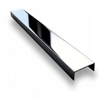 Profil U inox, negru oglinda 40x9x2440 mm