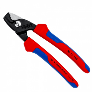 Cleste foarfeca pentru taiat cabluri, Knipex StepCut 95 12 160