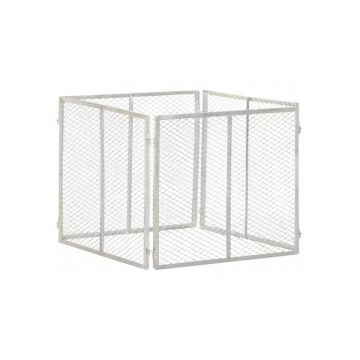 Compostor de gradina, 85x85x70 cm, fier galvanizat