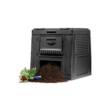 Compostor ecologic Gradina - 470 L Negru