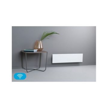 Convector electric ADAX NEO L 04 KWT, 400W, Termostat Wi-Fi, 5 ani garantie, alb