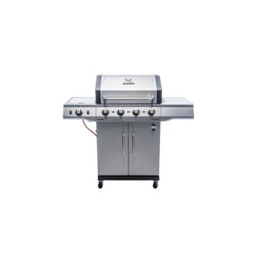 Gratar pe gaz din inox Char-Broil Performance PRO S 4, grile din fonta, TRU-Infrared 140967