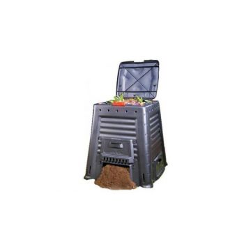 Mega Compostor gradina - 650L - Negru