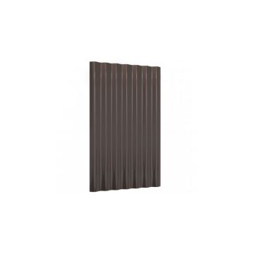 Panouri de acoperis 12 buc. otel vopsit maro 60x36 cm