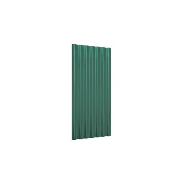 Panouri de acoperis 36 buc. otel vopsit verde 80x36 cm Panouri de acoperis 36 buc. otel vopsit verde 80x36 cm
