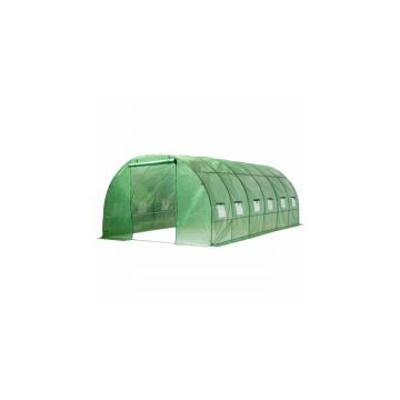 Solar de gradina 6 x 3 x 2 m, folie verde