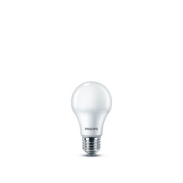 Bec LED Philips, standard, E27, 806 lm, lumina calda 3000 K