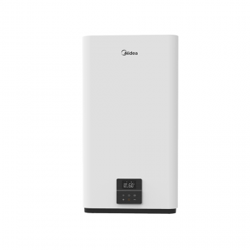 Boiler electric 47 l Midea Flat D50-20ED6, 2000 W, vertical/orizontal, fara serpentine, 2 rezervoare, alb, 33.2 kg, 870 x 464 x 273 mm