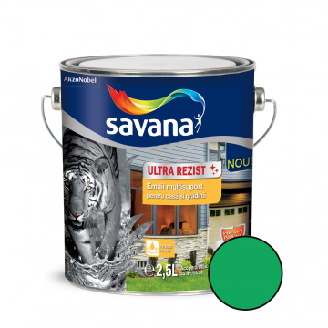 Email Savana multisuport interior/exterior, verde primavara, 0.75 l