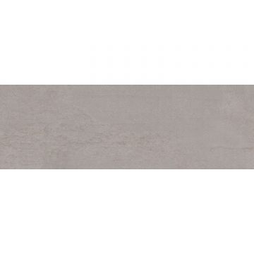 Faianta baie rectificata Dominos Grey, gri, mat, aspect de ciment, 75 x 25 cm