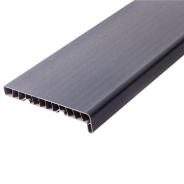 Glaf PVC pentru interior Helopal, gri, 200 x 2975 mm