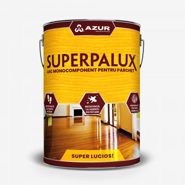 Lac pentru parchet Azur Superpalux, interior, incolor, 4 l