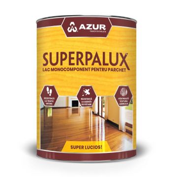 Lac pentru parchet Azur Superpalux, super lucios, interior, incolor, 1 l