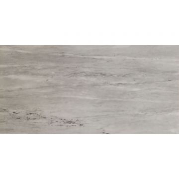 Marmura Carrara Misty, gri, polisata, 61 x 30.5 x 1 cm