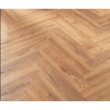 Parchet laminat 8 mm Stejar Treviso Herringbone, nuanta medie, stejar, clasa de trafic 32, click, 665 x 133 mm