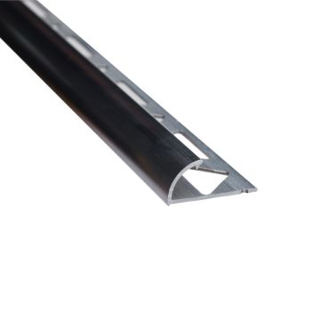 Profil colt exterior pentru faianta SET, aluminiu, natur, 2.5 m
