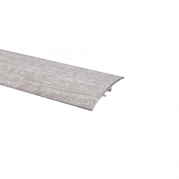 Profil de trecere din aluminiu SET, diferenta de nivel variabila, stejar gri, 40 mm, 2.7 m