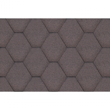 Sindrila bituminoasa forma hexagonala, maro, 2.61 mp