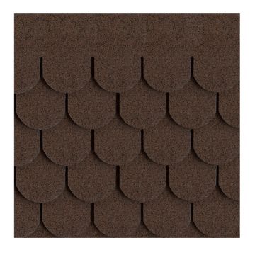 Sindrila bituminoasa forma solzi, maro, 2.5 mm