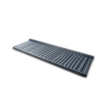 Tigla metalica Regle, gri, finisaj mat structurat, 0.5 mm, 1205 x 370 mm