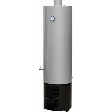 Ansamblu boiler cu focar Miklos Steel, FM, tabla zincata, 120 l, 7.5 kW