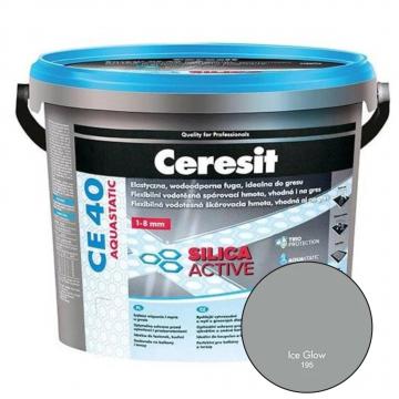 Chit de rosturi gresie si faianta Ceresit CE 40, ice glow, interior/exterior, 5 kg