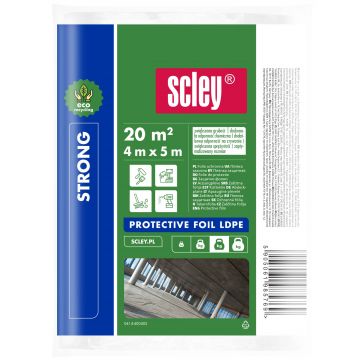 Folie de protectie Scley Eco Strong, LDPE, 4 x 5 m
