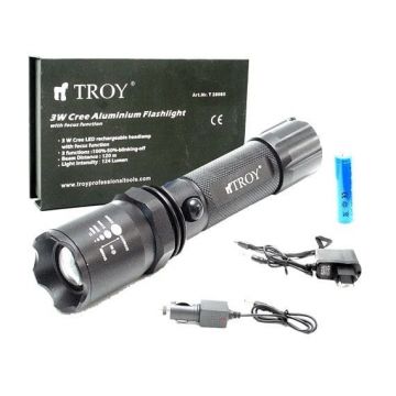 Lanterna Cree LED reincarcabila Troy 28085, 124 lm