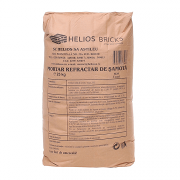 Mortar pentru zidarie refractara Helios M29A, interior, 25 kg