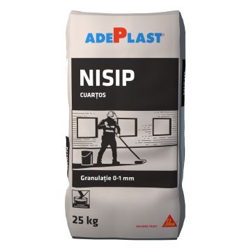 Nisip cuartos pentru constructii Adeplast, exterior, 25 kg