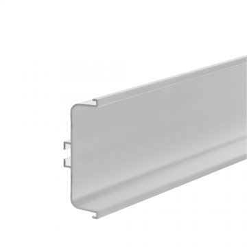 Profil aluminiu Gola, alb, orizontal, 74 mm x 4.1 m
