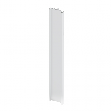 Profil vertical central Gola 8111, aluminiu, alb, 4.5 m
