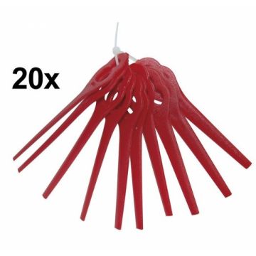 Set cutite de rezerva pentru motocoasa electrica 250 18 RT Guede 95793, 20 buc Set cutite de rezerva pentru motocoasa electrica 250 18 RT Guede 95793, 20 buc