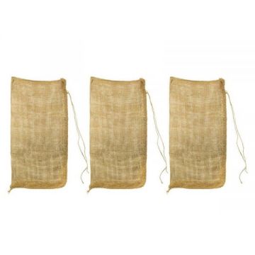 Set de saci din iuta Dema 15601, 60x105 cm, 3 bucati