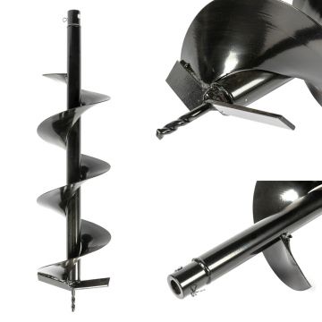 Burghiu pamant 200mm x 800mm, pentru motoburghiu, universal