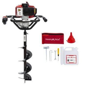 Motoburghiu Pamant, Micul Fermier - Putere 2 CP + 1 x burghiu 300mm