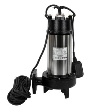 Pompa apa murdara cu tocator, cutit si Plutitor, IBO Kraken 1800DF, 1800W, 360 l/min, H Refulare 25 m, 230V