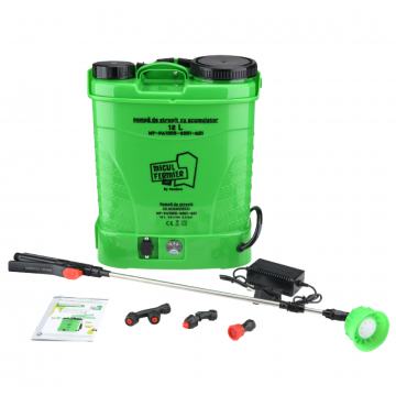 Pompa de stropit cu acumulator, Vermorel electric, 12 Litri , Micul Fermier by Pandora