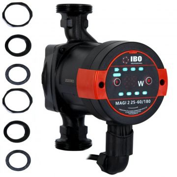Pompa recirculare electronica pentru centrala IBO MAGI 2 25-60/180, 55 l/min, 45W