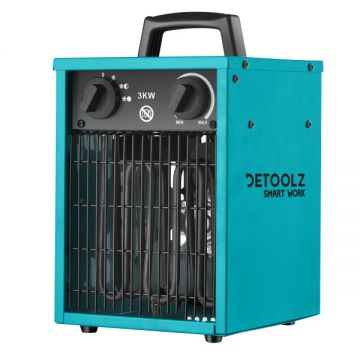 Aeroterma Electrica Industriala DeToolz 25/2000/3000W