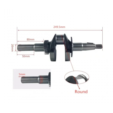 Ambielaj Motor HONDA GX 140 ,160 , 200  ,3/4 inch-20mm cu pana