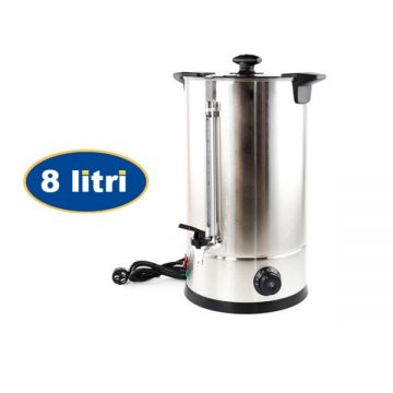 Fierbator (boiler) electric din inox, Volum 8 litri