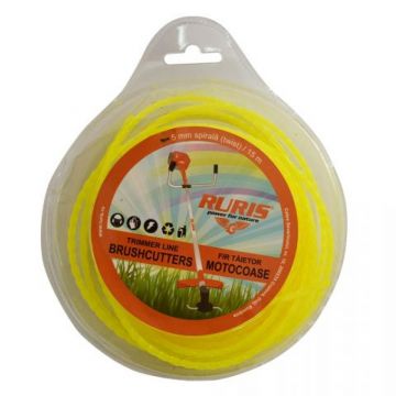 Fir Motocoasa Trimmer 5 mm ,spirala,RURIS