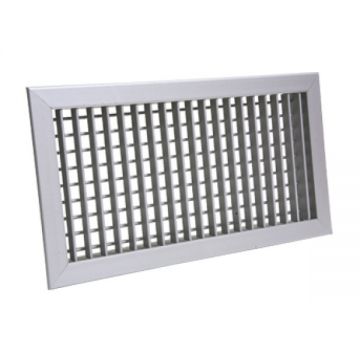 Grila De Refulare Cu Dubla Deflexie, Din Aluminiu, De Culoare Alba, Bma-ov 600*200, Brofer Italia