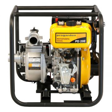 Motopompa Apa, Diesel cu Pornire Electrica, 2 Toli, 4CP, 400 l/min, H Ref. 18 m, ProGarden PD20E
