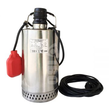 Pompa Submersibila Apa Curata, usor Murdara IBO F-SWQ 1500, 1.5 kW, 830 l/min, H Refulare 10 m, Otel Inox