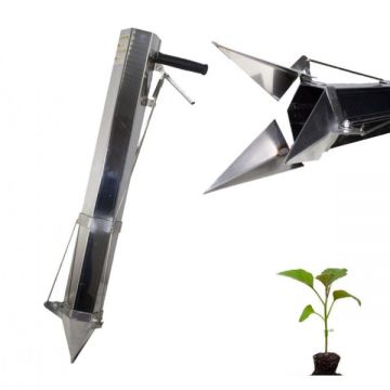 Semanatoare ManualaRasaduri, Plantator Manual, Diametru 7.5 cm, Adancime 12 cm