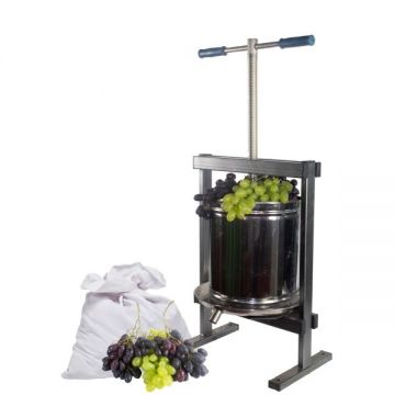 Teasc Struguri si Fructe din Inox, Vilen, 15L, sac Colectare Inclus