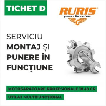 Tichet D - Serviciu Montaj si Punere in Functiune (Service Ruris)