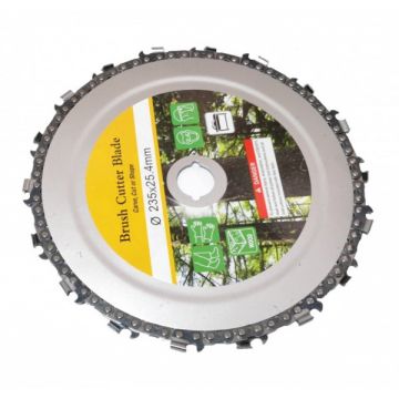 Disc Motocoasa cu Lant de Drujba 235mm x 25.4 mm